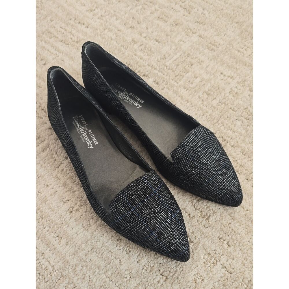 Stuart Weitzman X Russel & Bromley |  Pointed Toe Flats